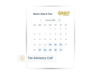 Section 2 Tax page (1) Orbit's Calendar for Expert Planning